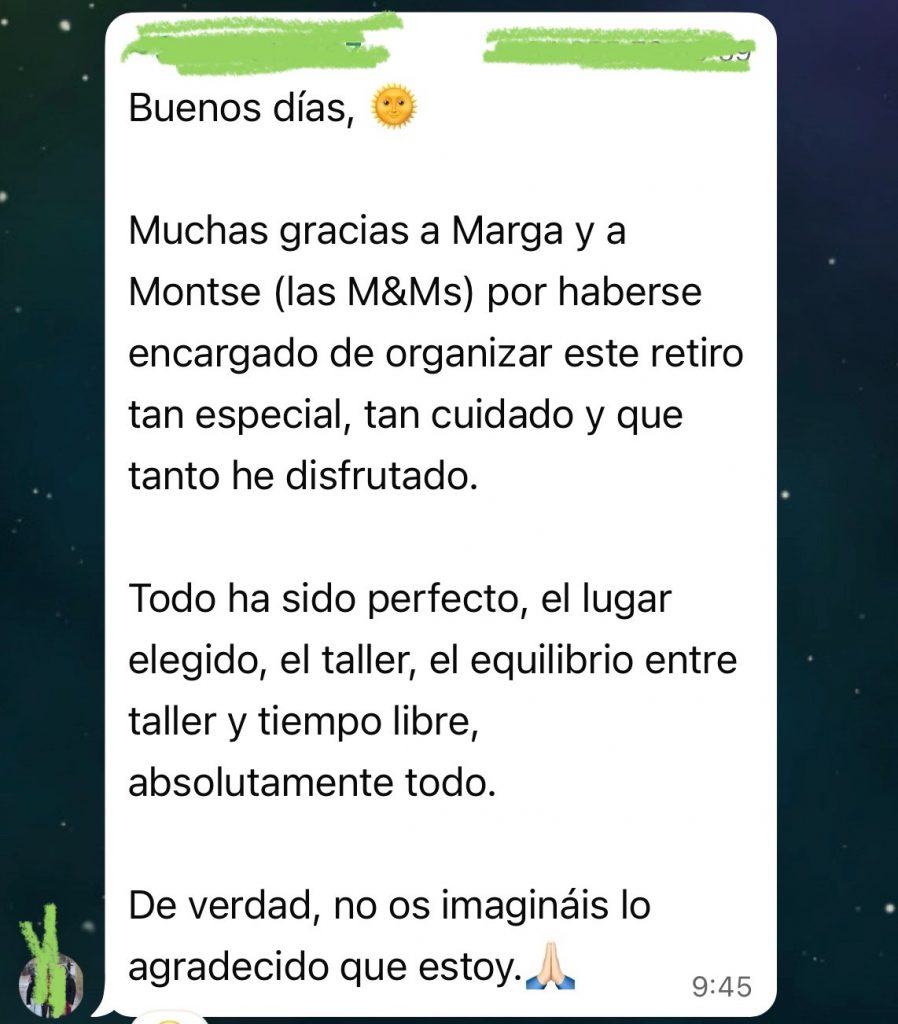 Reseñas Retiro Tejecosturil 2025